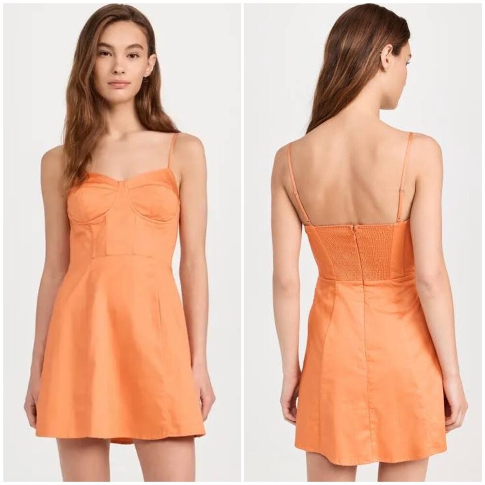 Favorite Daughter Mini Dress 10 Creamsicle Whats Your Sign Graphic Trendy NWT